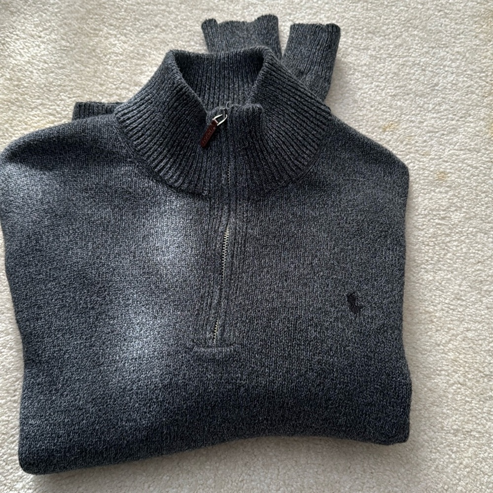 Polo sweater 1/4zip